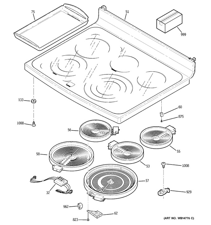 Diagram for PB920TP1WW