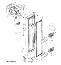 Diagram for 1 - Freezer Door