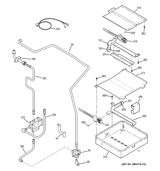 Diagram for PGS908WEM3WW