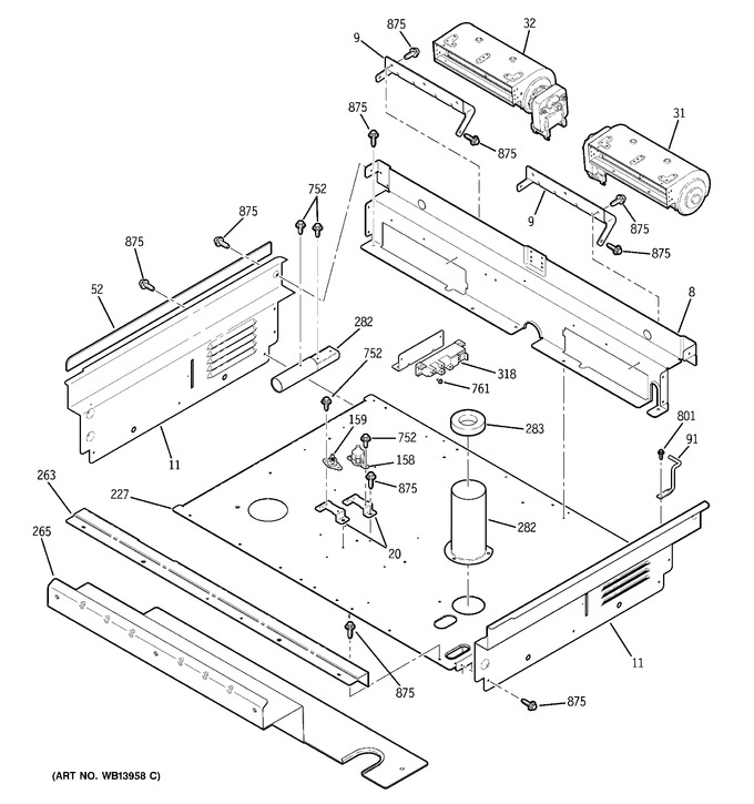 Diagram for PGS975WEM4WW