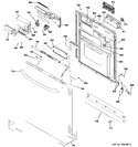 Diagram for 1 - Escutcheon & Door Assembly