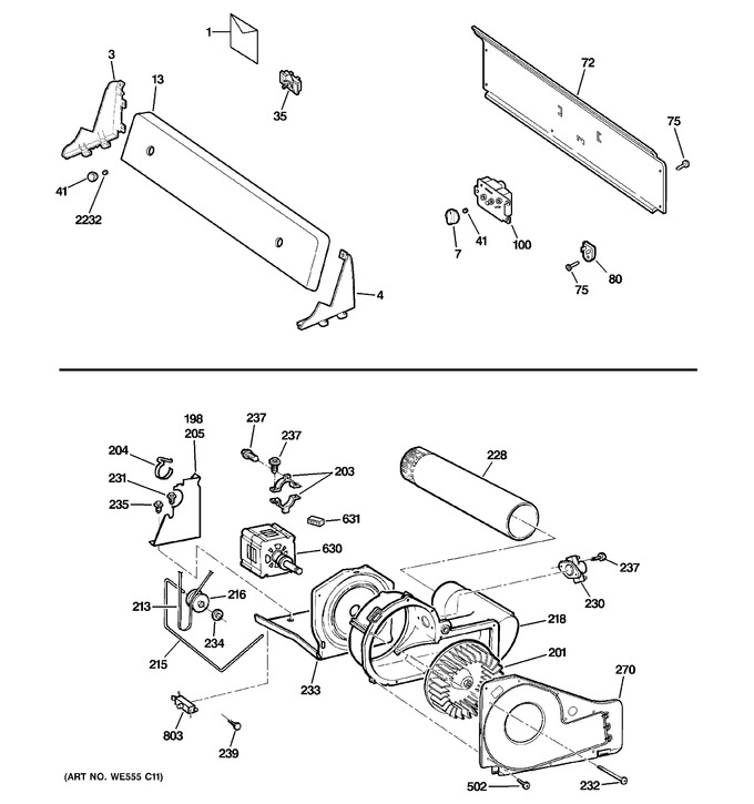 Diagram for DVLR223EG7WW