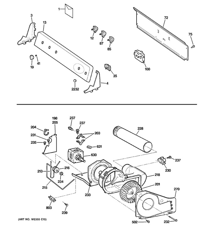 Diagram for EGD5600G8WW