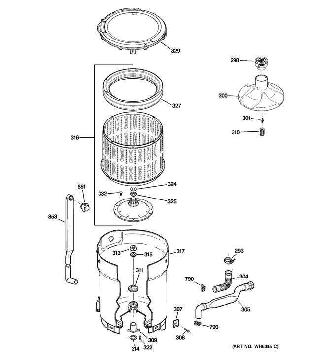 Diagram for GSRE5600K2WW