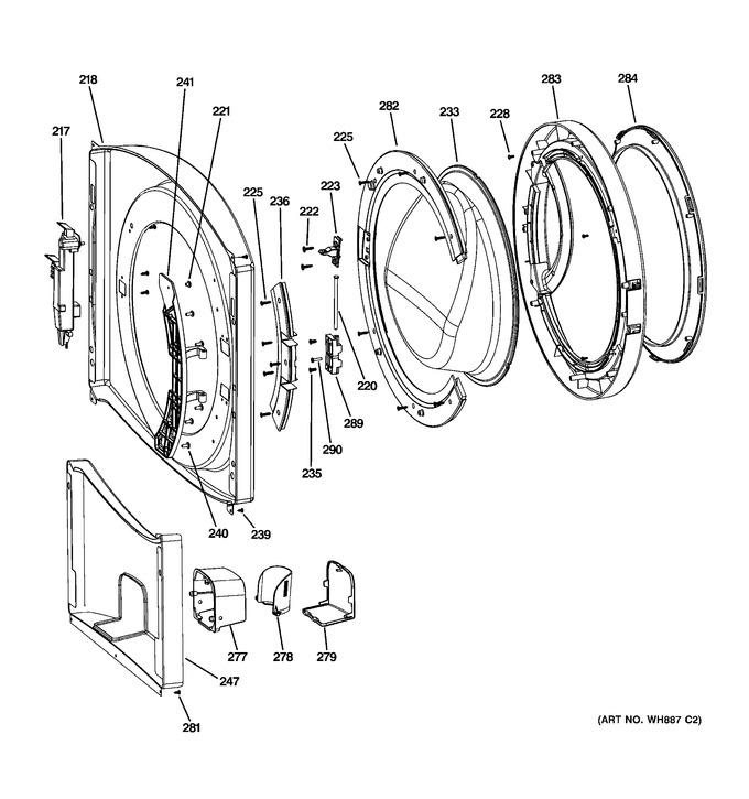 Diagram for WCVH6400J1WW