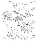 Diagram for 1 - Control Panel & Cooktop