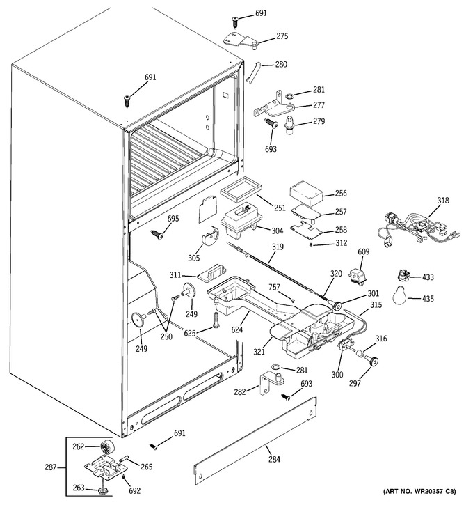 Diagram for GTH18JBXARWW