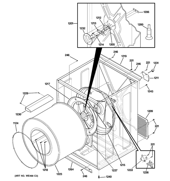 Diagram for DSXH47GG3WW