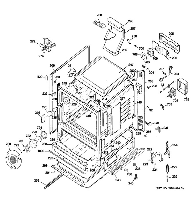 Diagram for JGB810DEP2WW