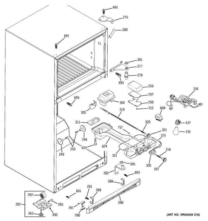 Diagram for GTH18KBXARCC