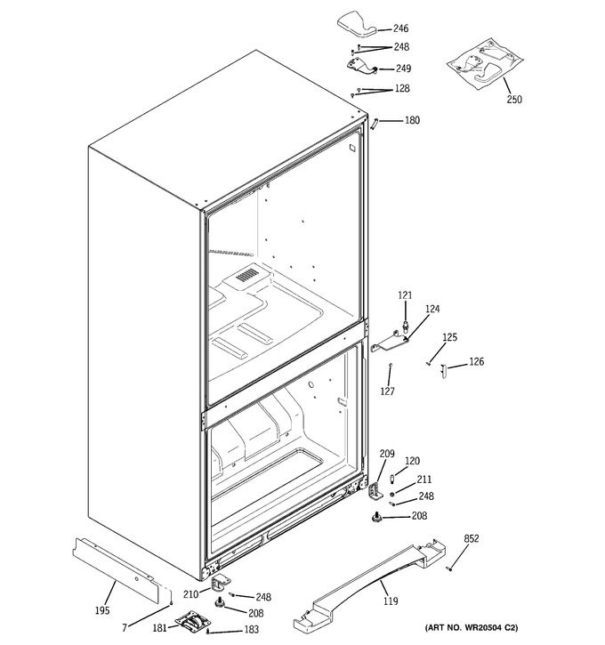 Diagram for GBSC0HCXARWW