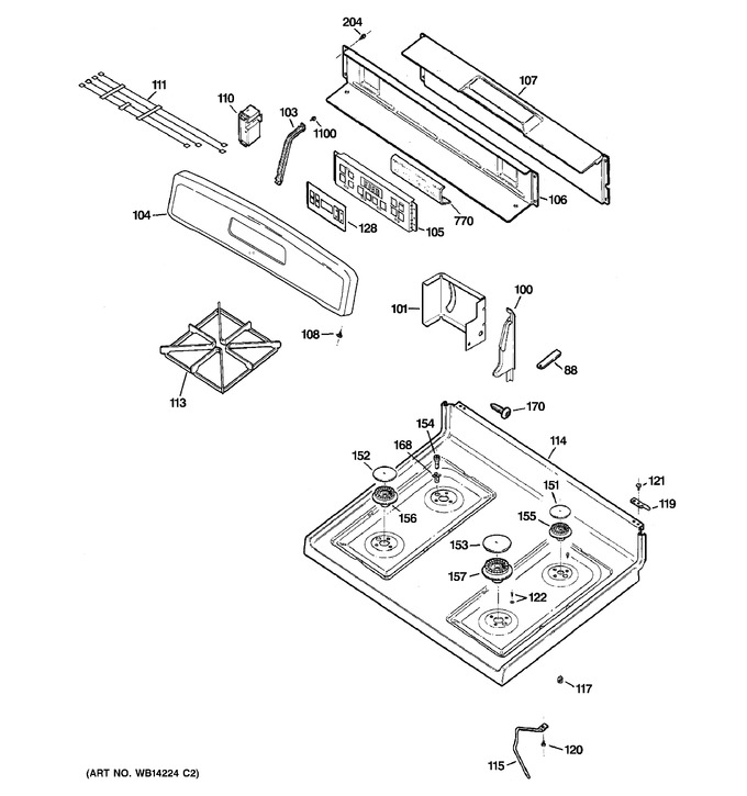 Diagram for JGB290MEN4BS