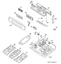 Diagram for 2 - Control Panel & Cooktop