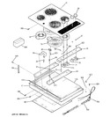 Diagram for 1 - Control Panel & Cooktop