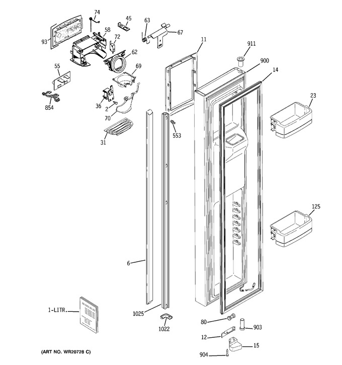 Diagram for GCE23LGYAFLV