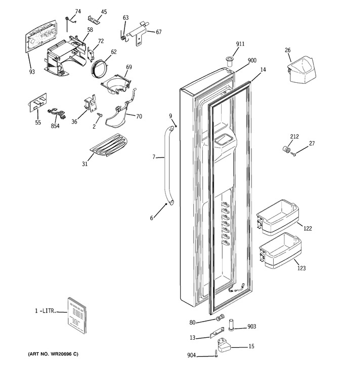 Diagram for ESHF6PGYCEWW