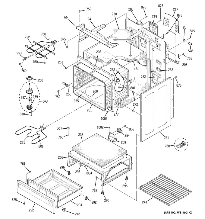 Diagram for JB670DP1BB