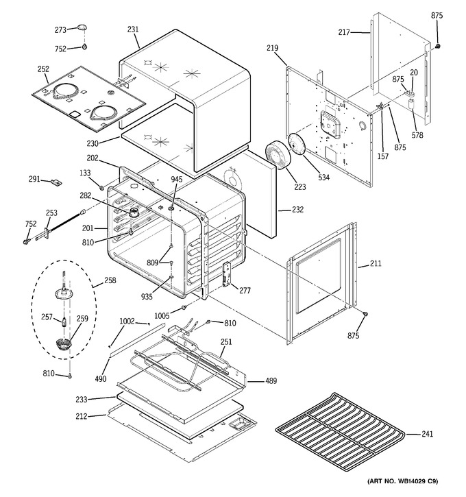 Diagram for JTP75DP1BB