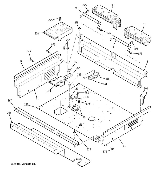 Diagram for P2S975DEP1BB