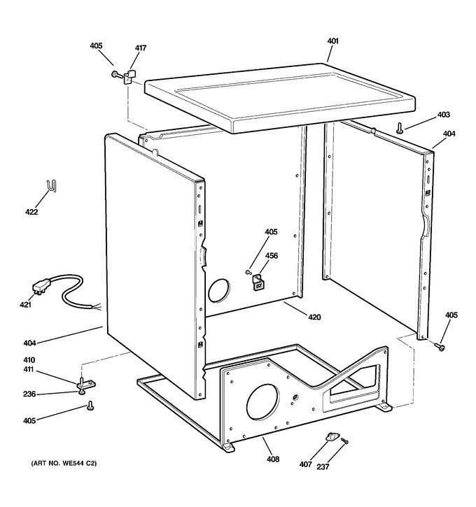 Diagram for DDC4500T4WH