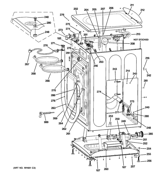 Diagram for WBVH5200J2WW