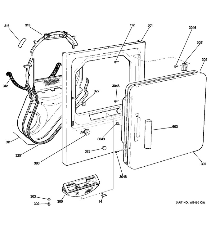 Diagram for DDC4400T0WH