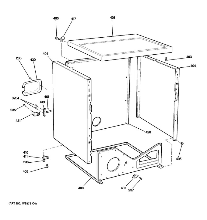 Diagram for DDC4400T3WH