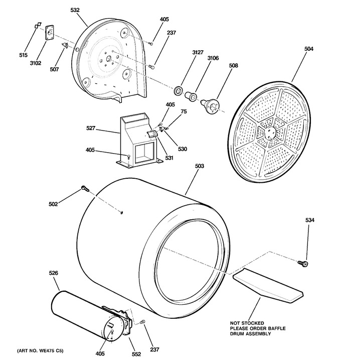 Diagram for DDC4500T0WH