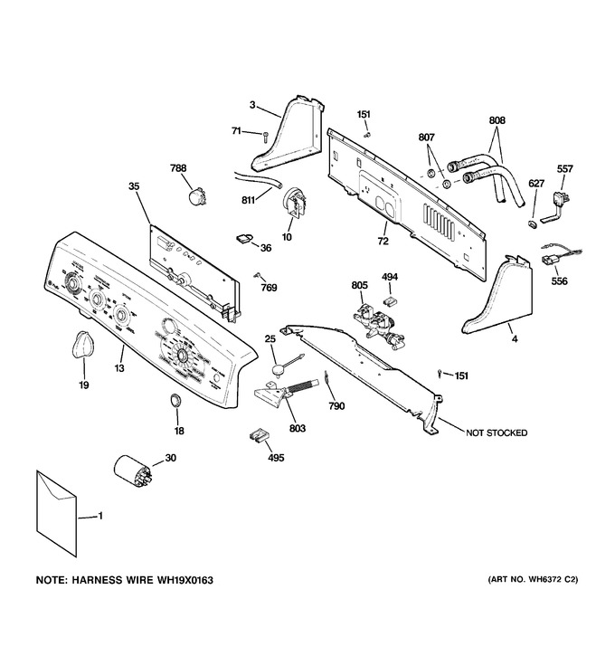 Diagram for WPRE6150K1WT