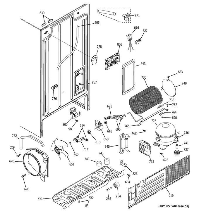 Diagram for GSH22JFXLWW