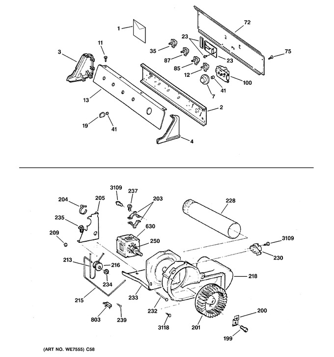 Diagram for DPSR475GW0WW