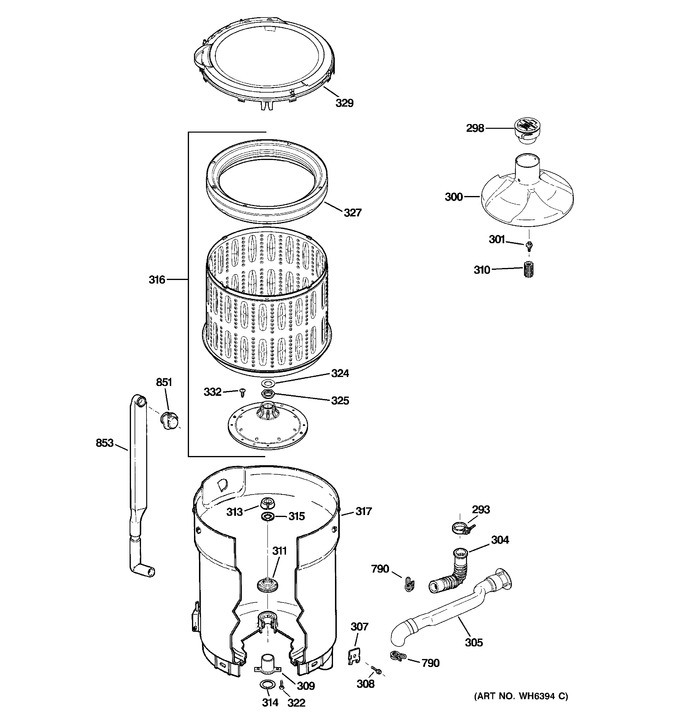 Diagram for WJRE5500K1WW