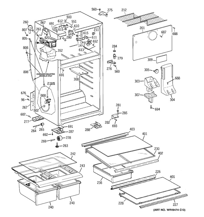 Diagram for GTH18GCTZRWW