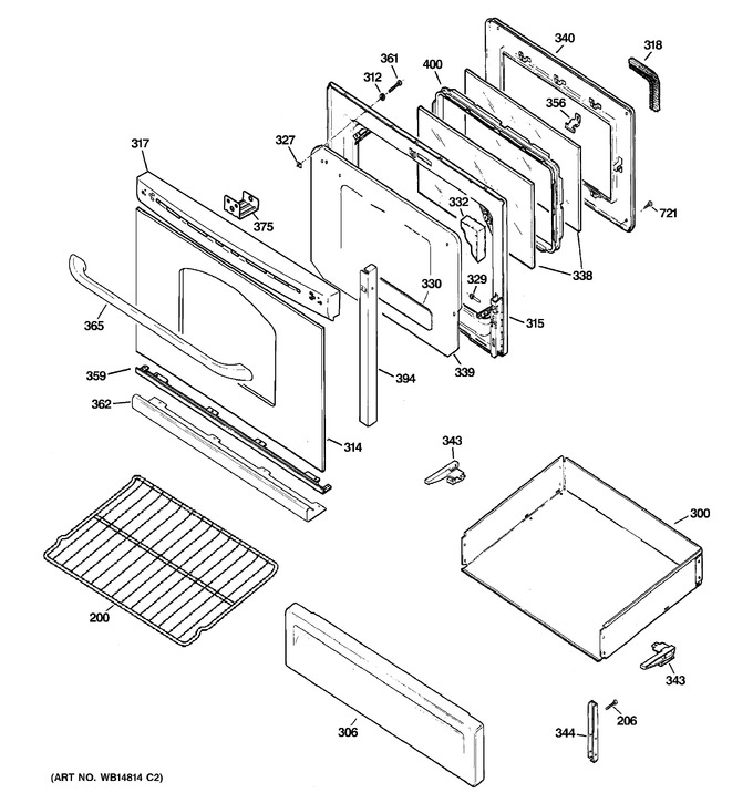 Diagram for JGB3000ER1WW