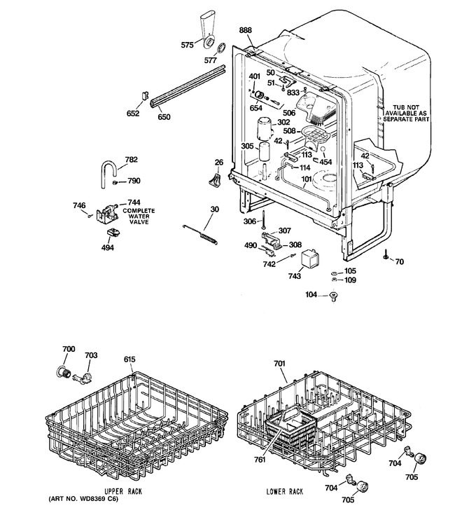 Diagram for HDA1100N15WH