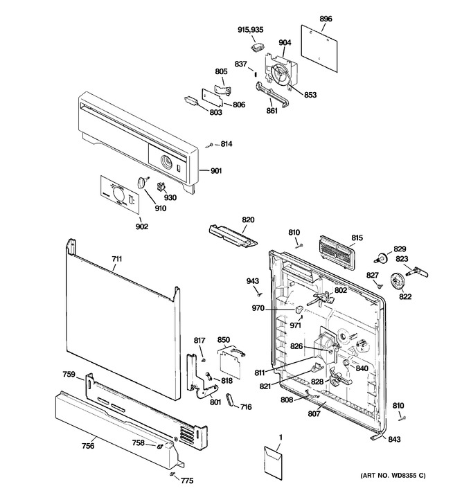 Diagram for HDA2100R15BB