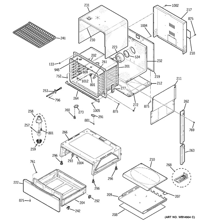 Diagram for PGS908DEP2WW