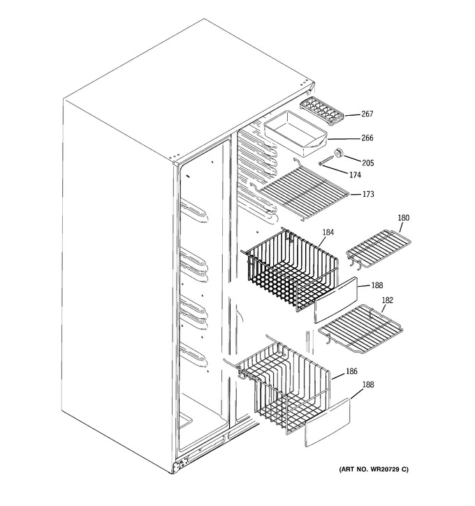 Diagram for GCE23LBYBFBB