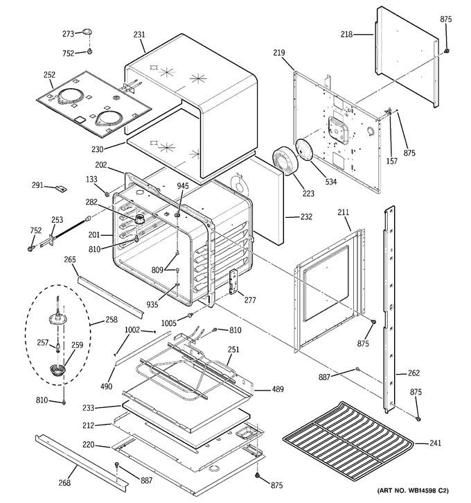 Diagram for JTP75WM1WW