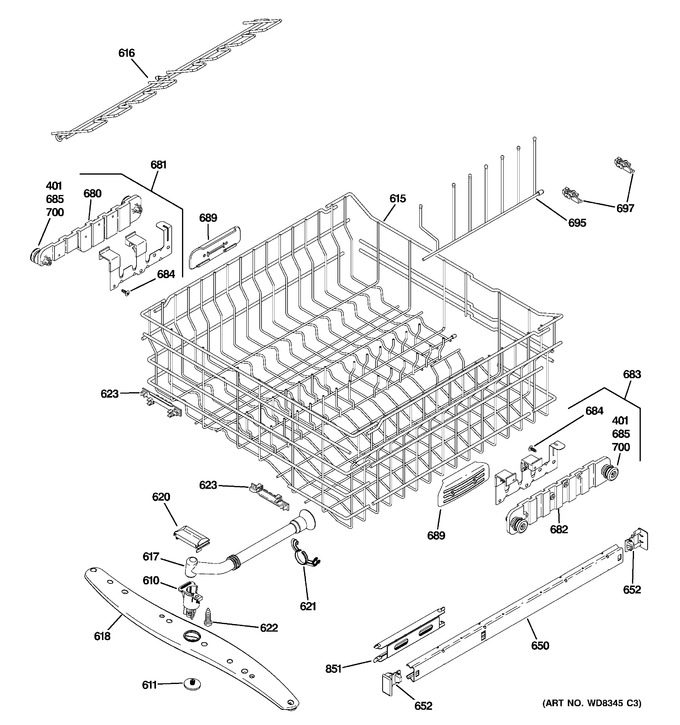 Diagram for PDWF800R10WW