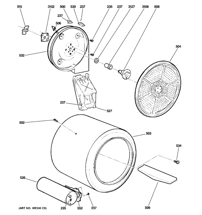 Diagram for GFDN110GL0WW