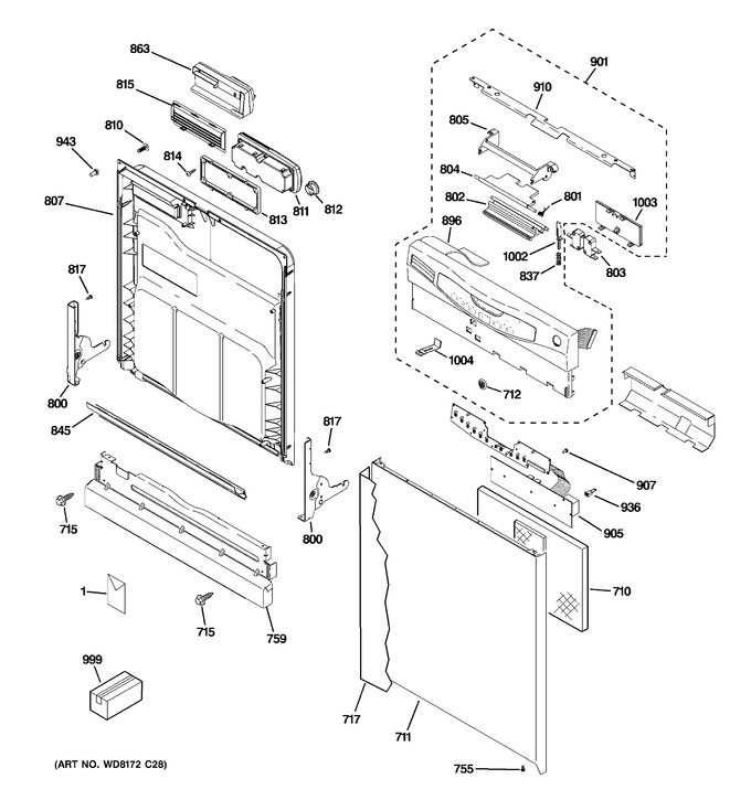 Diagram for GLD2850T05CS