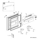 Diagram for 1 - Freezer Door