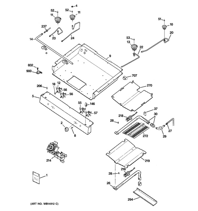 Diagram for RGB745DEP4WH