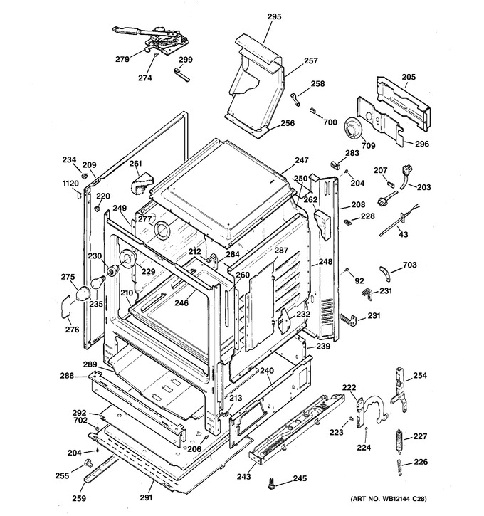 Diagram for RGB745DEP4WH