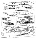 Diagram for 1 - Control Panel & Cooktop