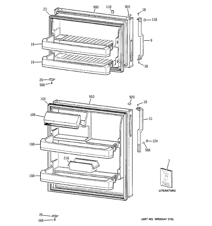 Diagram for GTE16HBWNRWW