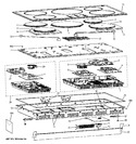 Diagram for 1 - Control Panel & Cooktop