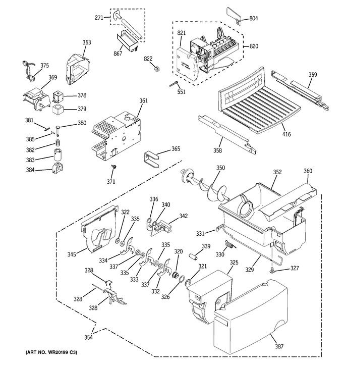 Diagram for ESL22JFXKLB