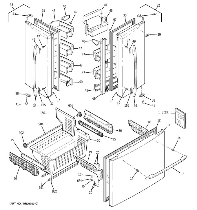 Diagram for PFSF5NFZAWW